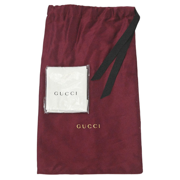 Gucci Round Frame Sunglasses Black Grey Lens - Picture 15 of 16